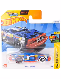 ماشین دکوری مدل Speed Bump Blue برند Hot Wheels