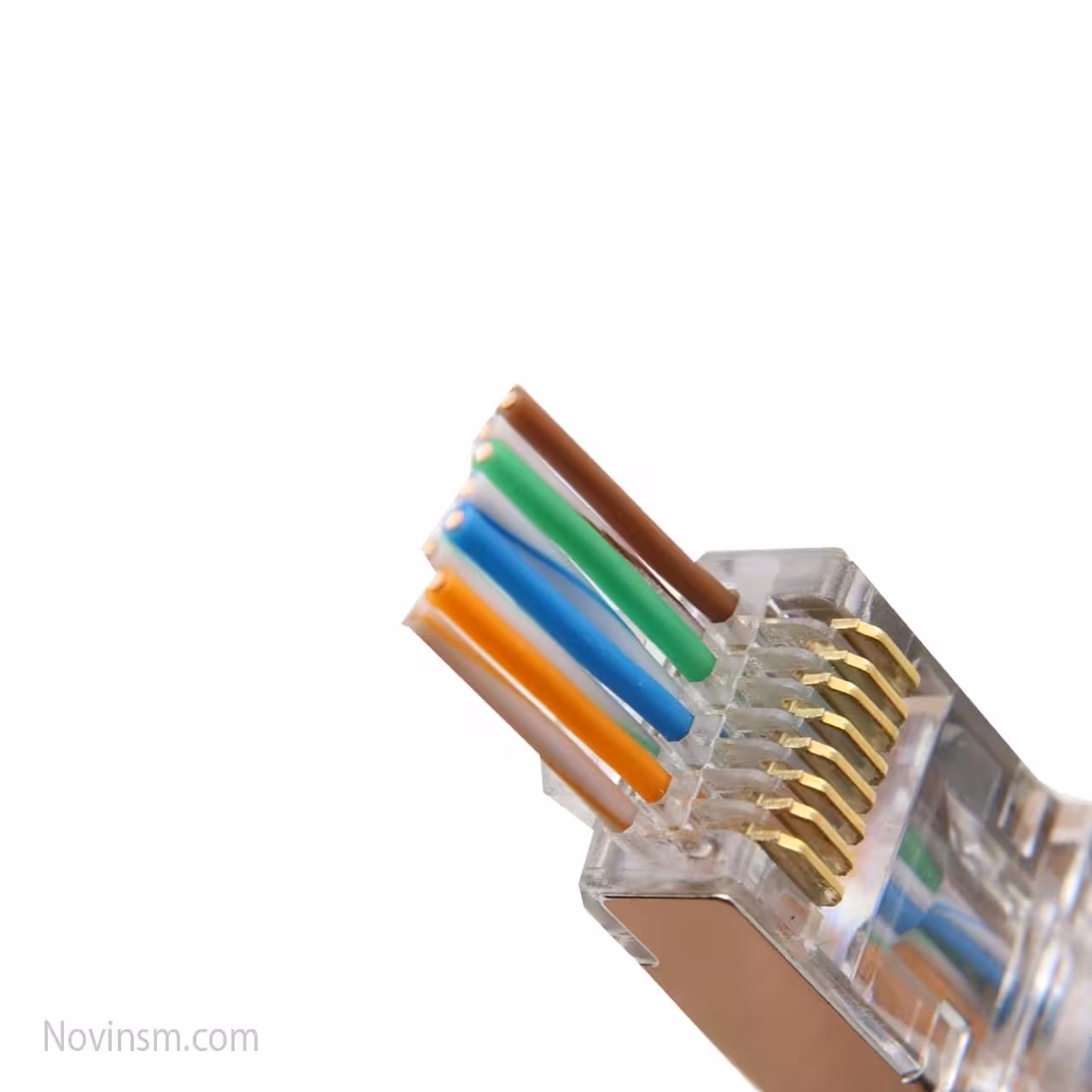 سوکت شبکه CAT6 ته باز