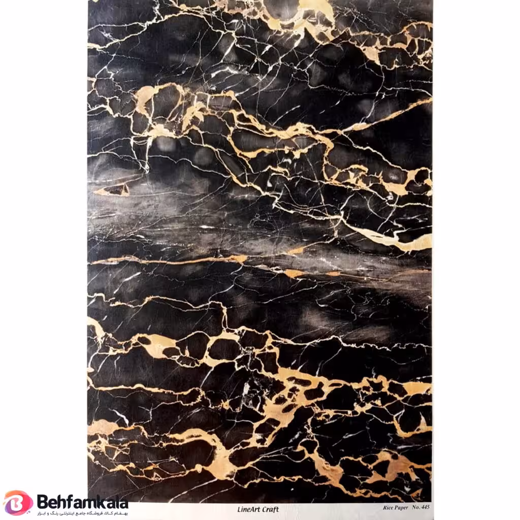 دکوپاژ برنجی(الیافی)پشت چسب دار ریچ کد 445