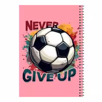 دفتر مشق 80 برگ اس جی مدل توپ فوتبال