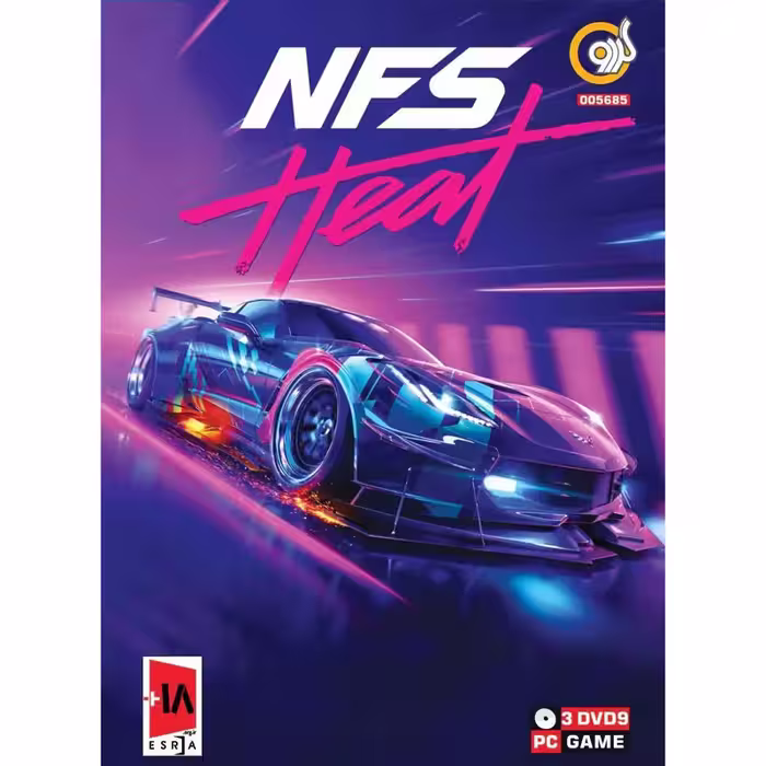 بازی NFS Heat نسخه PC شامل 3 عدد DVD9 نشر گردو