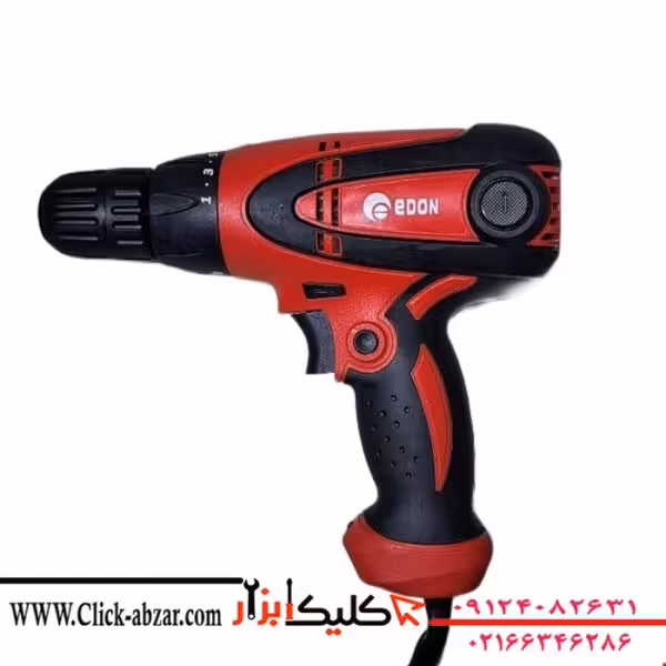 دریل پیچ بند برقی 750 وات دیمردار ادون ترکمتر دار مدل ED-1280 EDON