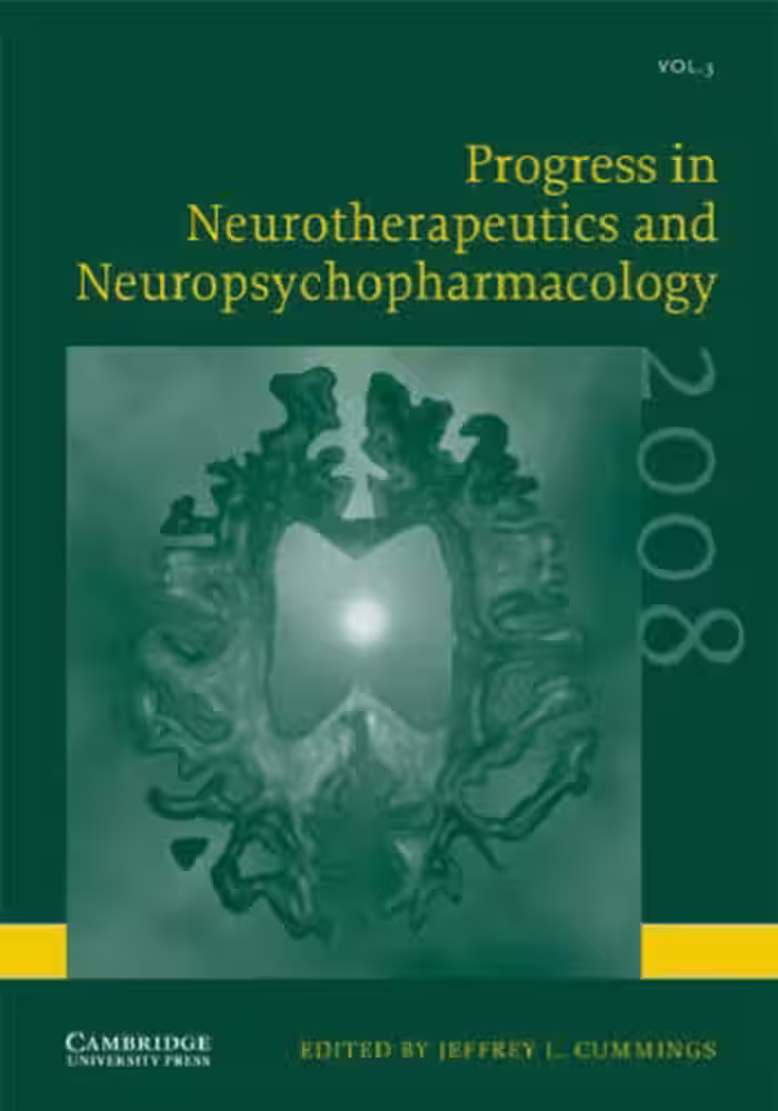 خرید و دانلود نسخه کامل کتاب Progress in Neurotherapeutics and Neuropsychopharmacology: Volume 3, 2008