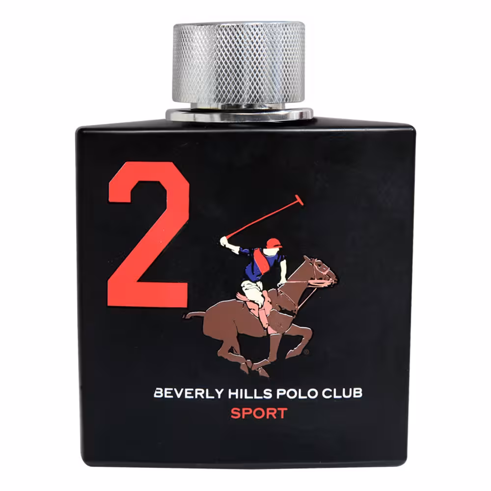عطر ادکلن مردانه بورلی هیلز پولو کلاب اسپرت شماره 2 BEVERLY HILLS POLO CLUB SPORT N2 حجم 100 میلی لیتر |  Beverly Hills polo Club Number 2 Eau De Toilet For Men 100 ml