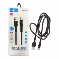 کابل شارژ Usb به Type-C اچ وای مدل C1