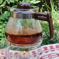 قوری پیرکس شعله مستقیم تیمکس در دوسایز