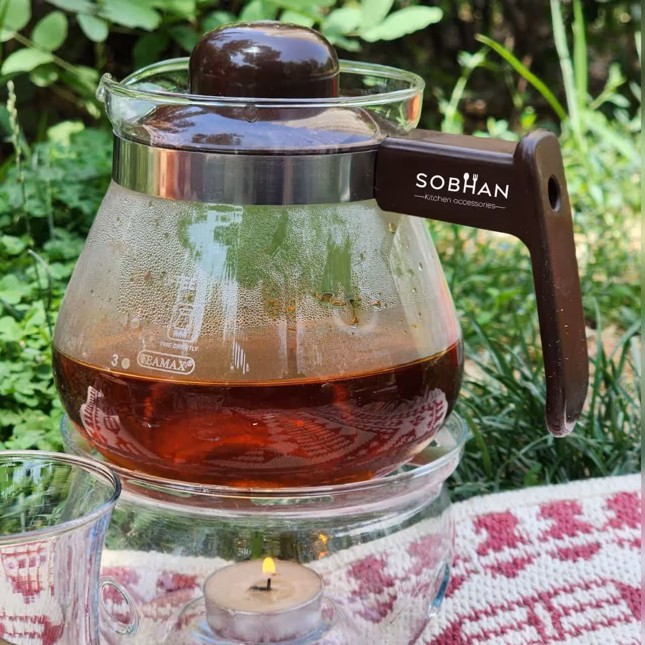 قوری پیرکس شعله مستقیم تیمکس در دوسایز