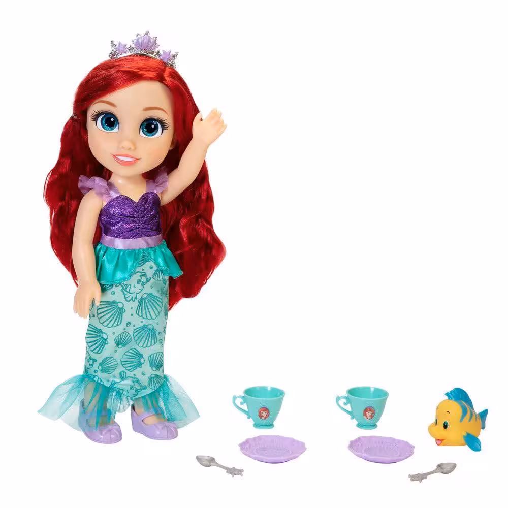 عروسک آریل با سرویس چای خوری Jakks Pacific