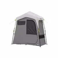 چادر حمام دو کابین Core مدل 7ft × 35ft همراه با دوش خورشیدی 20 لیتری