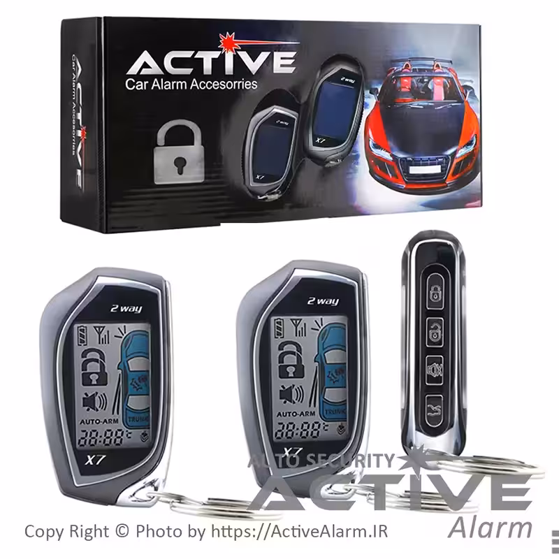قیمت دزدگیر تصویری اَکتیو X7 بردبالا
