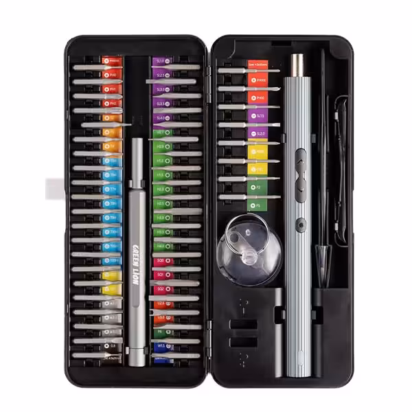 پیچ گوشتی شارژی گرین لاین Green Lion 58 in 1 Electric Screwdriver Set