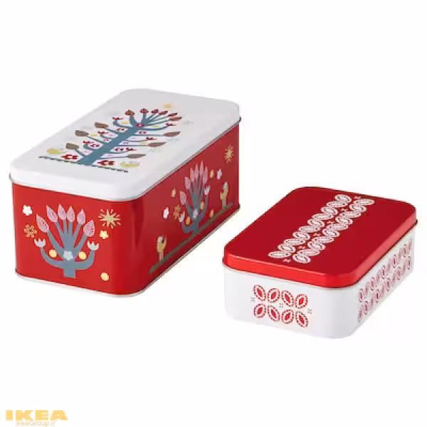 بانکه فلزی 2 تایی مدل VINTERFINT | برند ایکیا | ارسال30 روز کاری