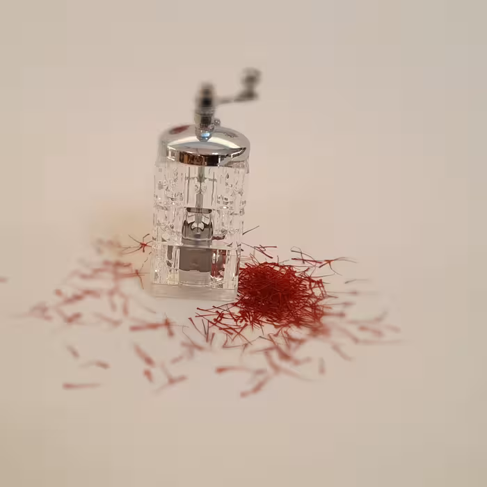 زعفران ساب اکریلیک گلساب طرح مروارید