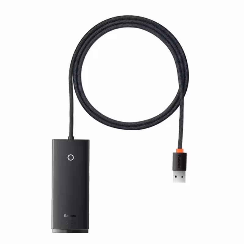 هاب 4 پورت usb3 بیسوس مدل Hub Lite Series -WKQX030101 | آرکا 90