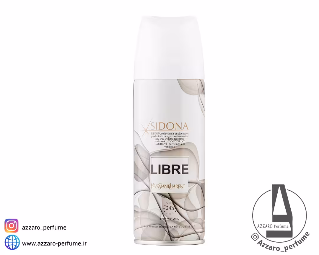 اسپری بدن زنانه سیدونا رایحه لیبره حجم 200 میل