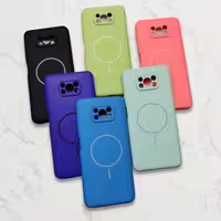 قاب سیلیکونی اورجینال طرح مگسیف شیائومی poco x3 pro