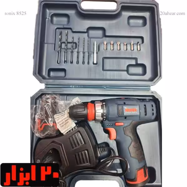 دریل پیچ گوشتی 12 ولت شارژی رونیکس مدل 8525