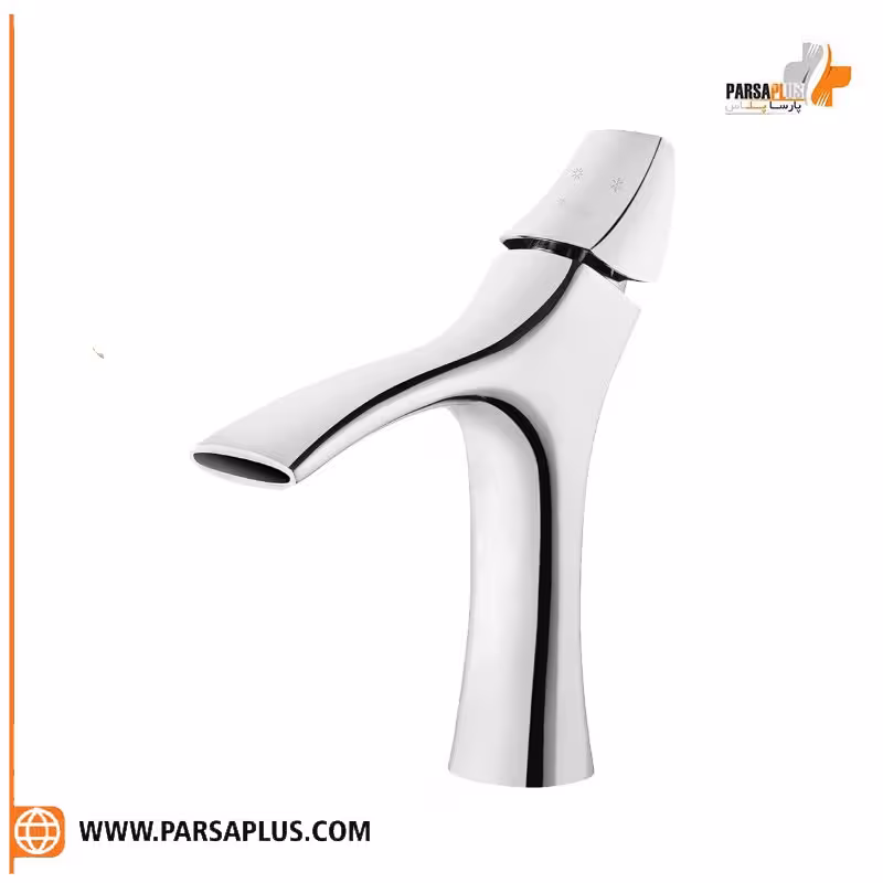 شیر روشویی دوان مدل پاژ کروم