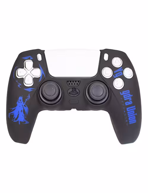 روکش محافظ دسته PS5 لیزری مشکی آبی طرح یوگدورا یونیون