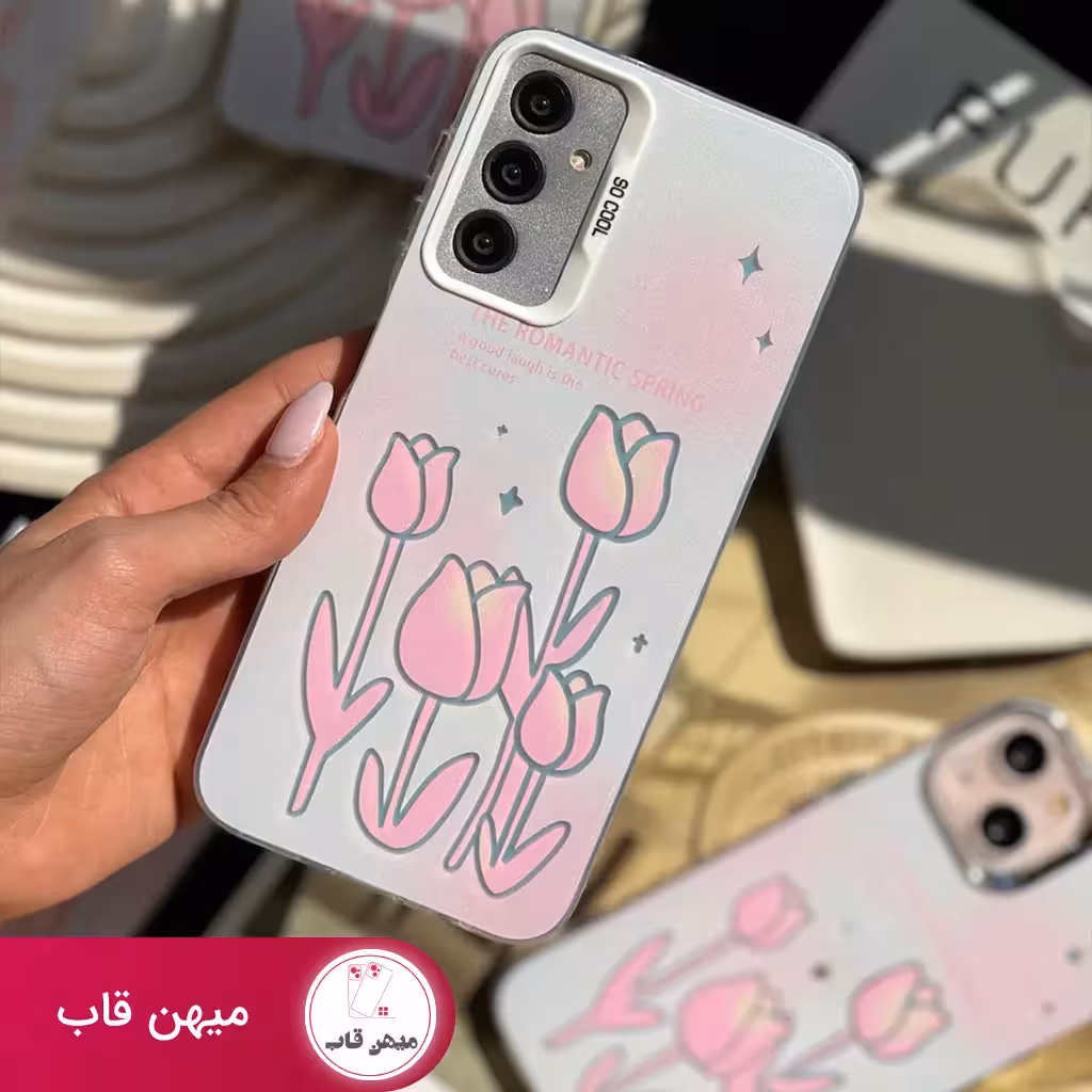 قاب گوشی شیائومی The Romantic Spring لاله بهاری - کد (23206)