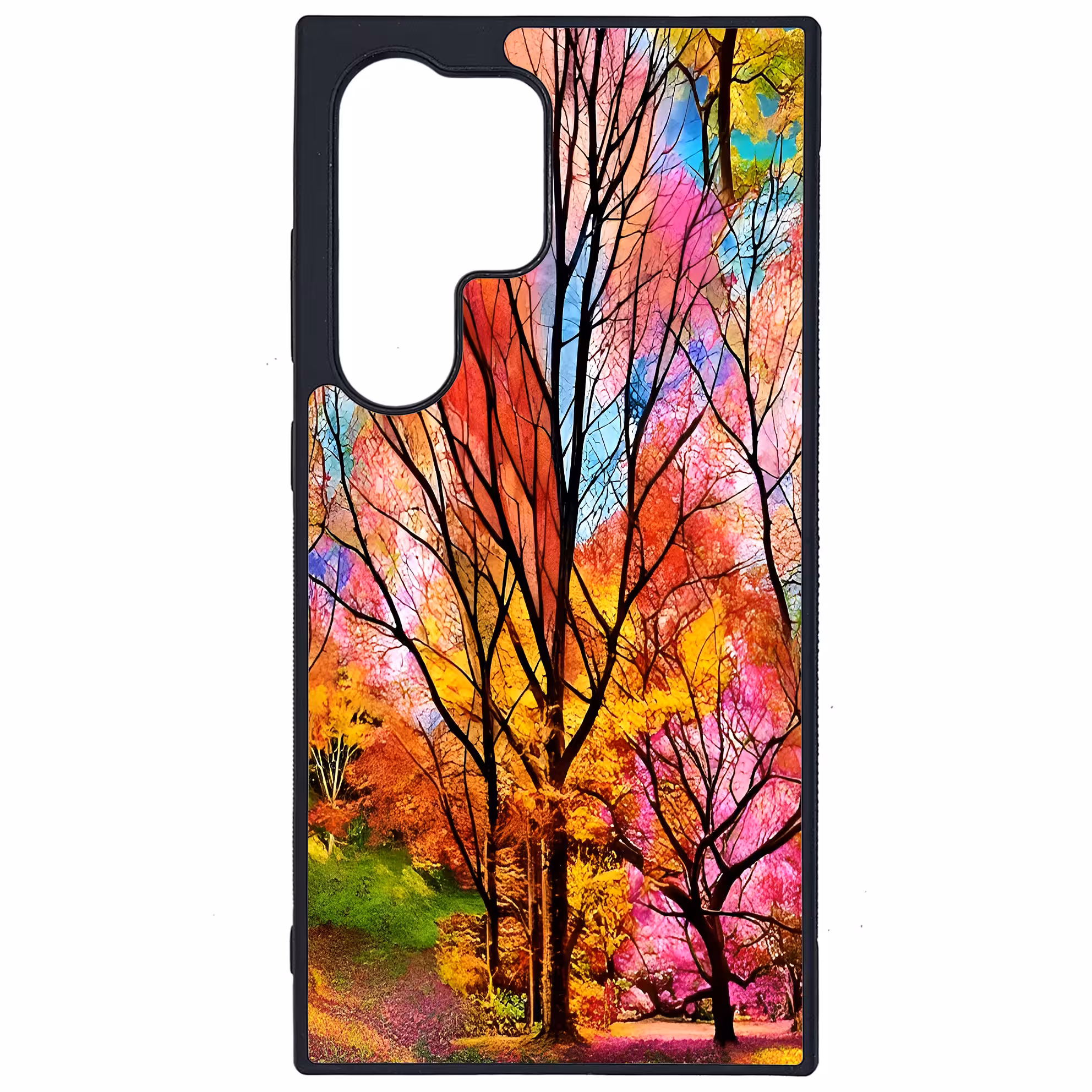 کاور طرح منظره کد G-022 مناسب برای گوشی موبایل سامسونگ Galaxy S24 Ultra | دیجی قاب دونی