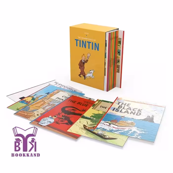 پک 23 جلدی کتاب The Adventures of Tintin