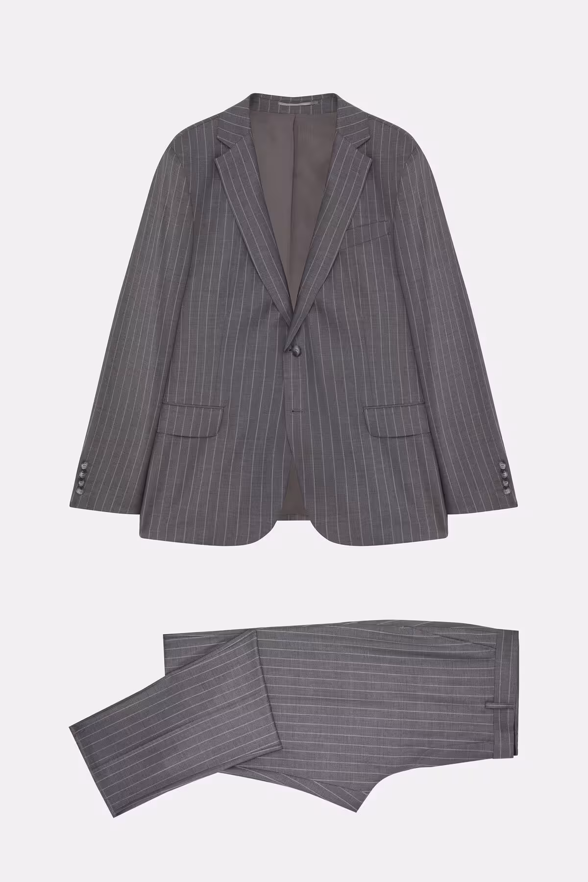 کت وشلوار مردانه و شلوار دکمه خاکستری W Collection