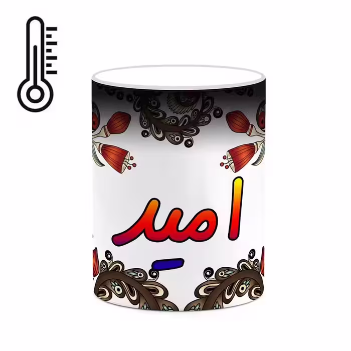 خرید ماگ-لیوان حرارتی   اسم امید  سنتی گل و بته کد mgh43774