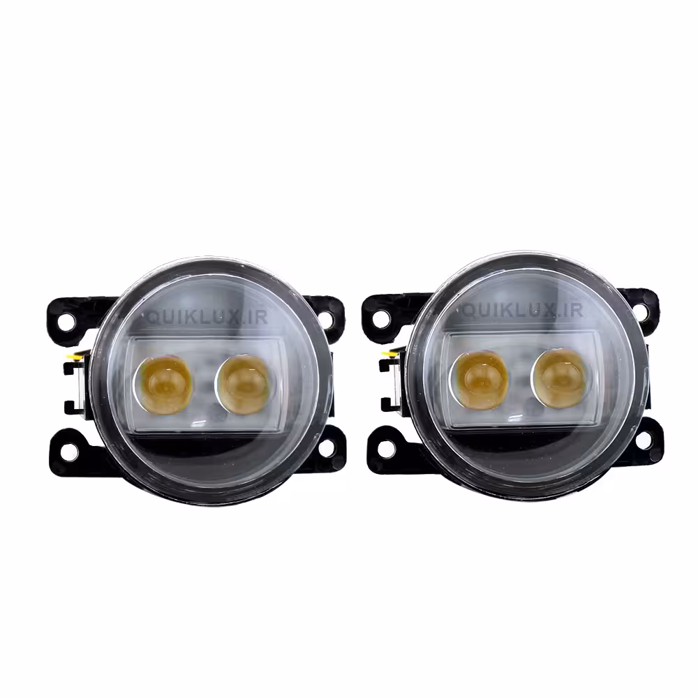 چراغ مه شکن جلو لنز دار 2 رنگ 8 حالته پلیسی