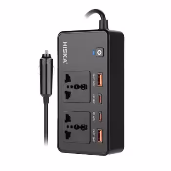 سه راهی (اینورتر) خودرو 200 وات هیسکا مدل CH-5519