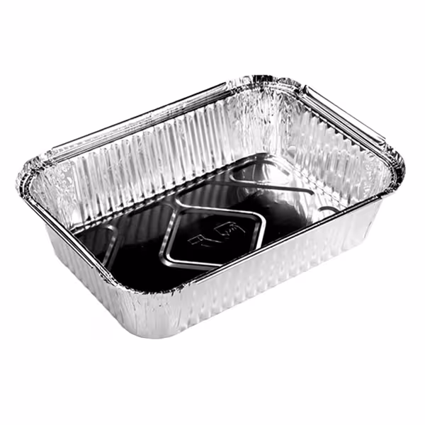 ظرف یکبارمصرف آلومینیومی سه پرس کد 109 پارس با درب کارتن 500 عددی