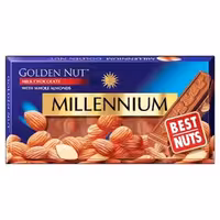 شکلات میلینیوم با مغز بادام درختی – 100 گرم