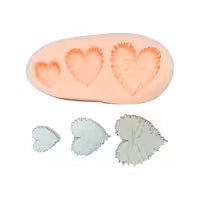 قالب سیلیکونی شیت قلب برگی 2-3-4 سانت
