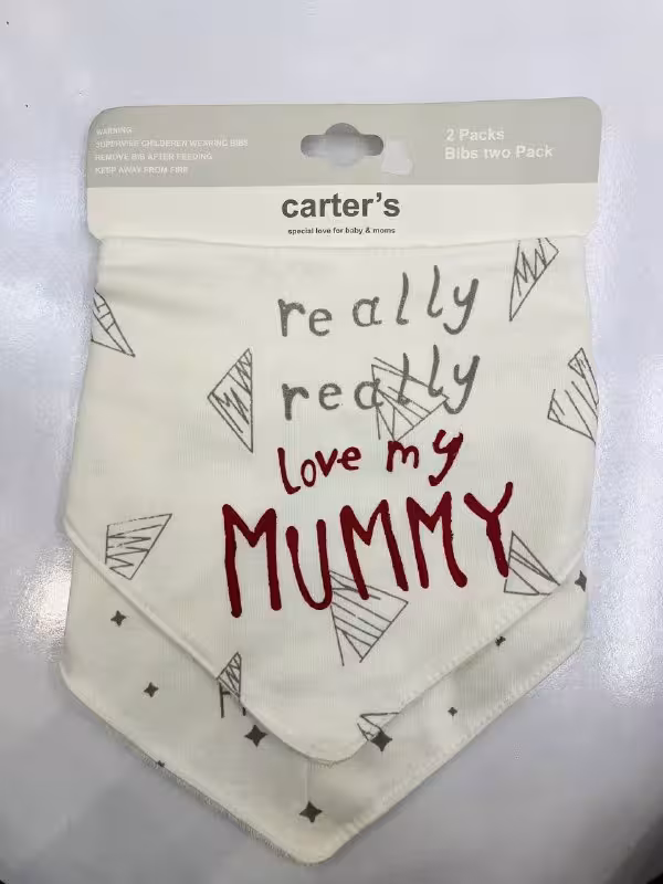 پیش بند کارترز اصل پیشبند کارترز  دو عددی کیفیت عالی و یک رو حوله ای برند کارترز    carters