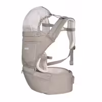 اغوشی نوزاد صندلی دار کیکابو مدل کلویی رنگ کرم   kikkaboo chloe mesh
