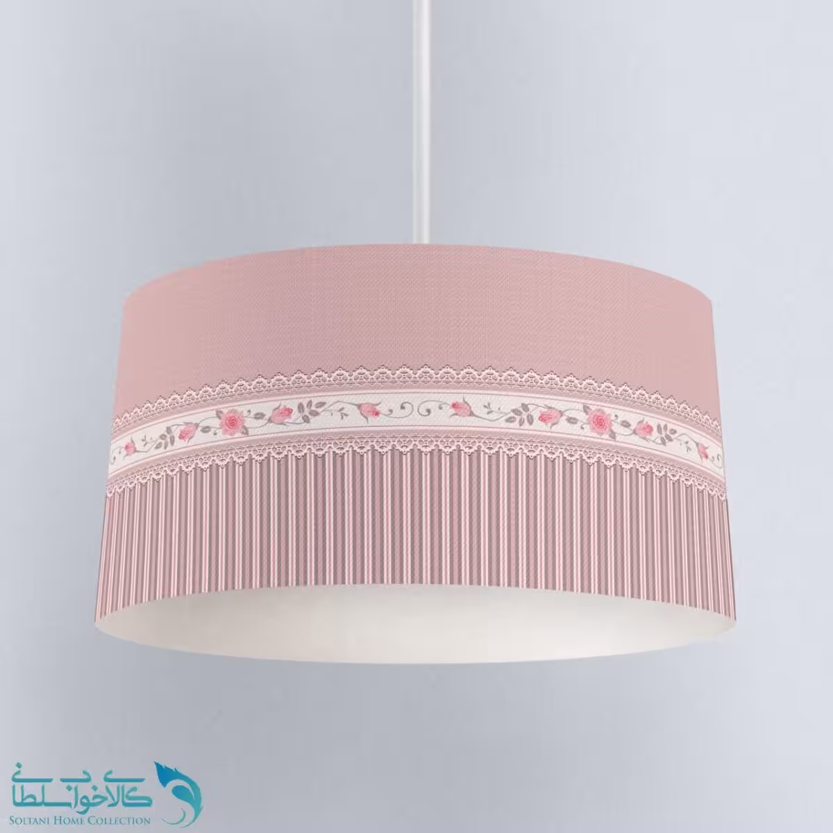 لوستر اتاق کودک طرح رز صورتی کد A3045