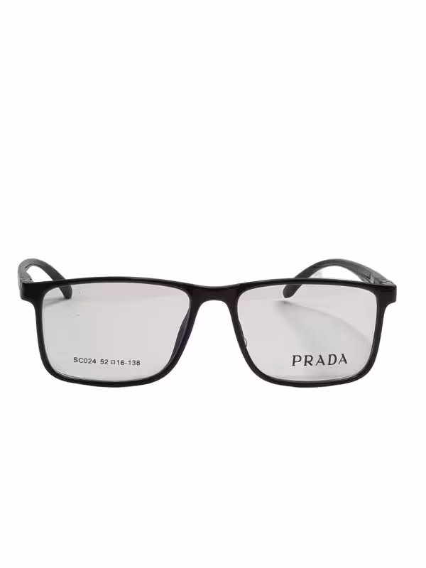عینک طبی مردانه مشکی مدل پرادا