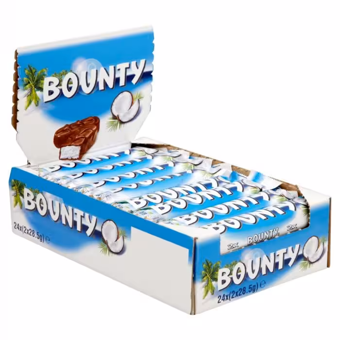 شکلات بونتی نارگیلی بسته 24 عددی