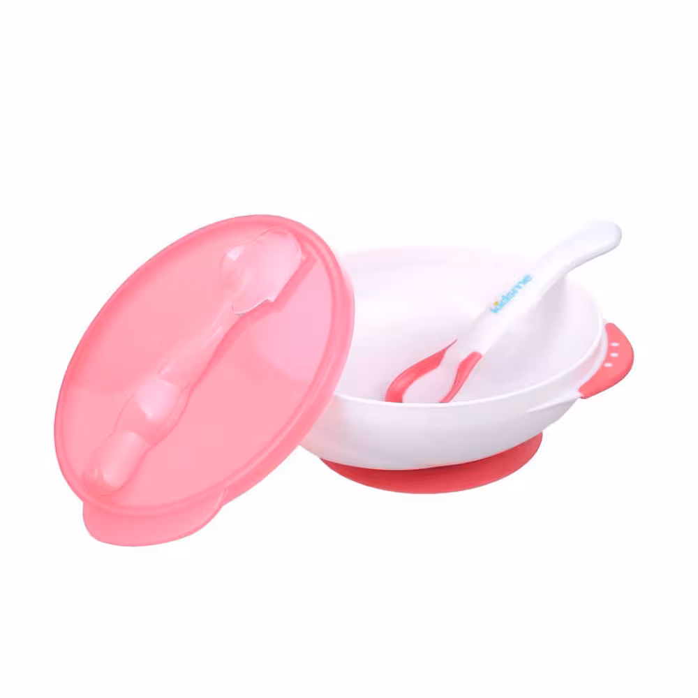 کاسه درب دار با قاشق kidsme