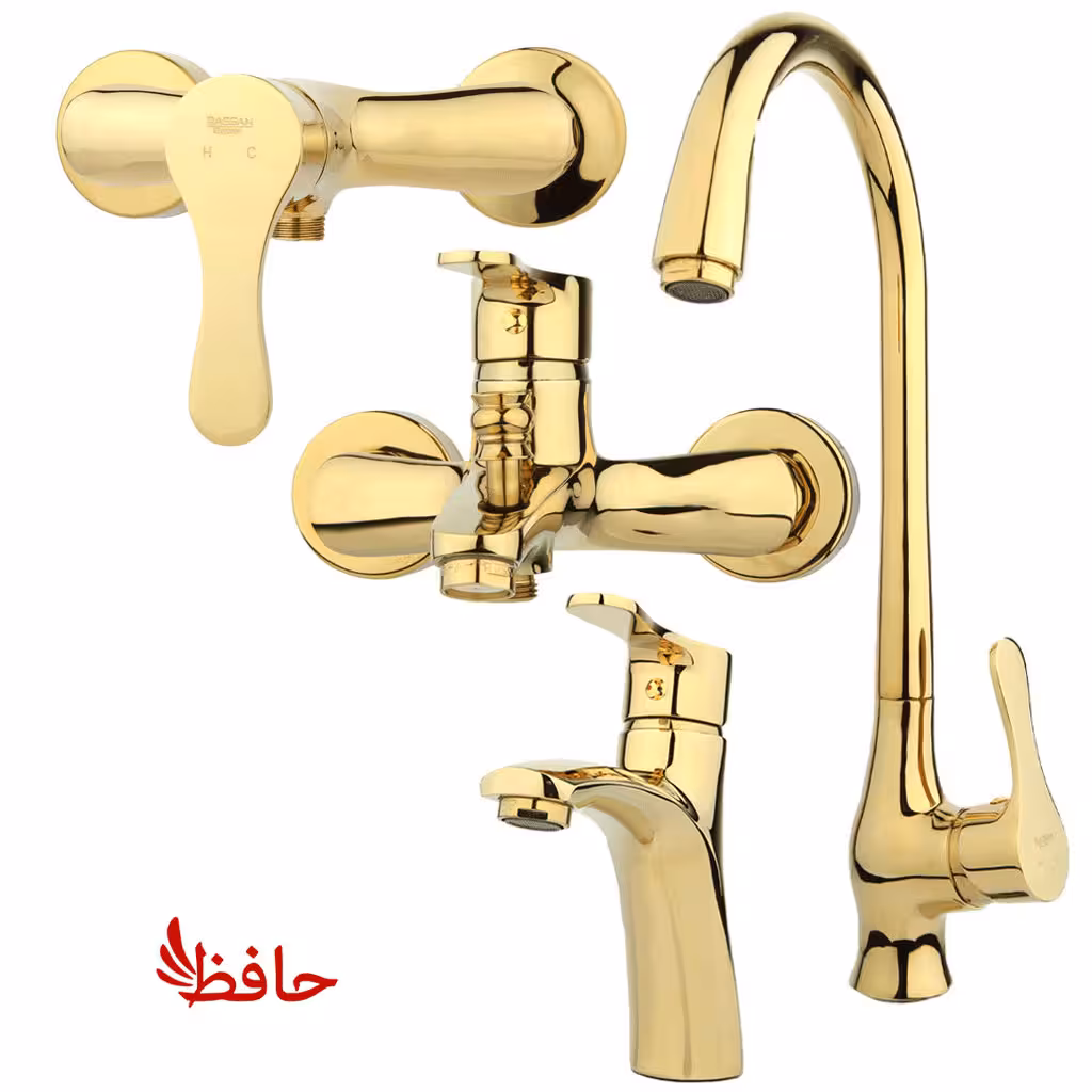 ست شیرالات راسان مدل صدف طلایی