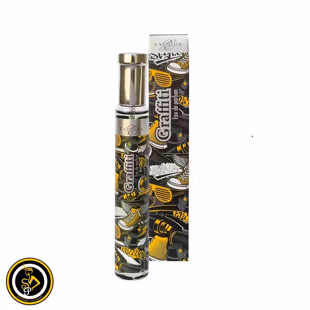 ادوپرفیوم جیبی مردانه اگزودوس مدل Graffiti