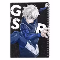 دفتر مشق کارتون  قفل آبی