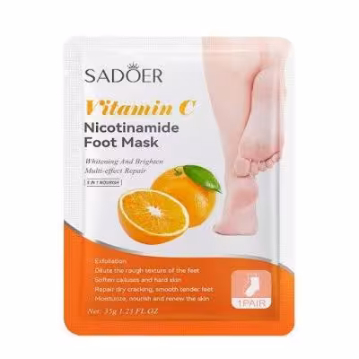 ماسک پا ورقه ای ویتامین سی و نیاسینامید سادور کد SD09624