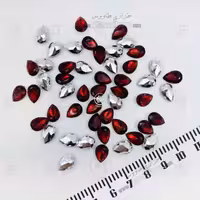 اشک پلاستیکی 7 در 10 ( زرشکی ) بسته 50 عددی