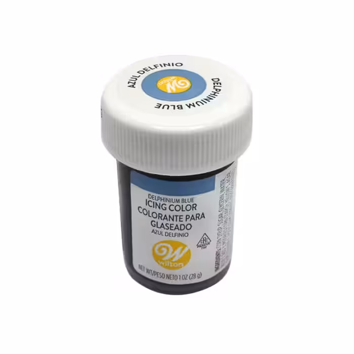 رنگ خوراکی ژله ای آبی دلفینی (DELPHIUM BLUE) ویلتون