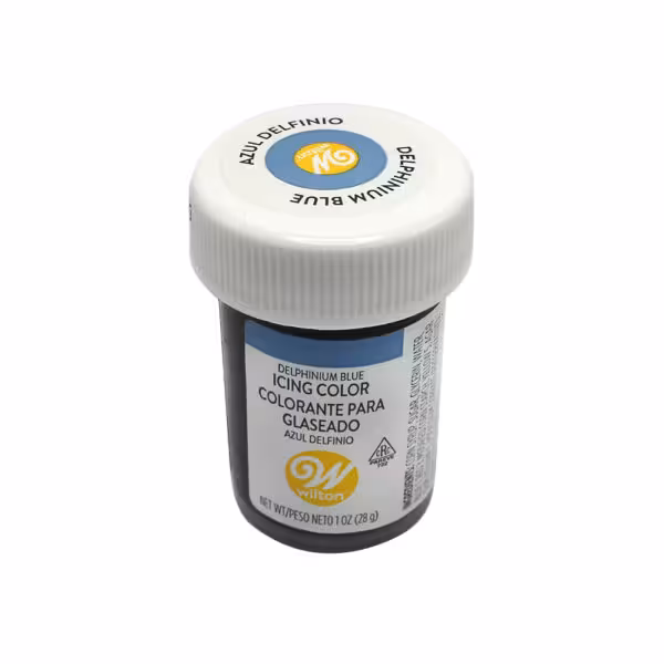 رنگ خوراکی ژله ای آبی دلفینی (DELPHIUM BLUE) ویلتون
