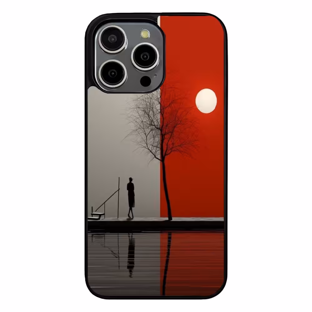 کاور مدل غروب مناسب برای گوشی موبایل اپل iPhone 15 Pro Max