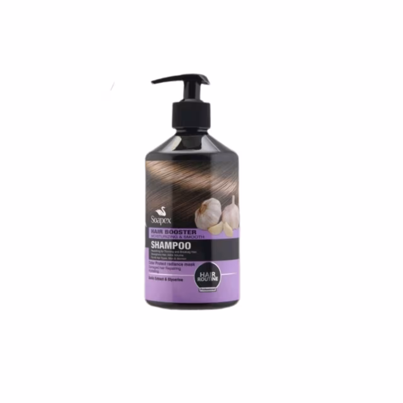 شامپو تقویت کننده و ترمیم کننده مو سوپکس مدل سیر حجم 500 میلی لیتر