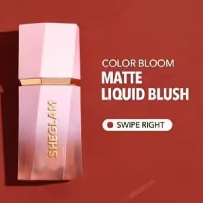 رژ گونه مایع رنگ قرمز ملایم Swipe Right سوییپ رایت شیگلم مناسب میکاپ