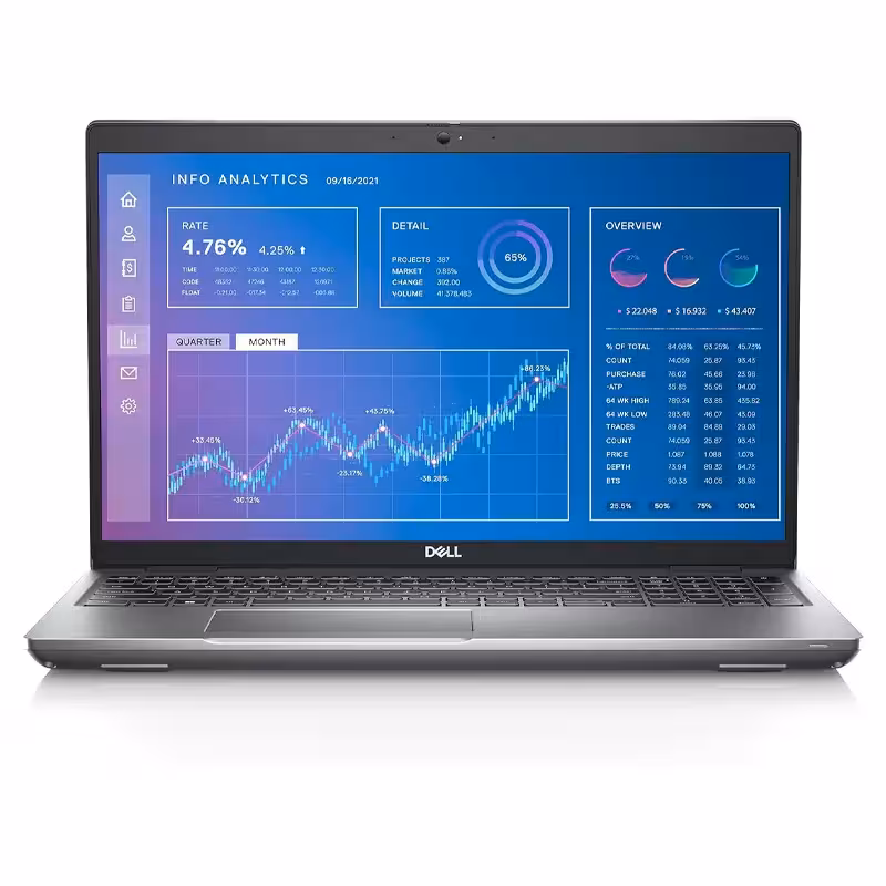 لپ تاپ دل DELL Precision 3571 | i7_12800H | 16G | 1TB | 4GB NIVIDIA QUADRO T600 | 15.6”FHD (اُپن باکس)